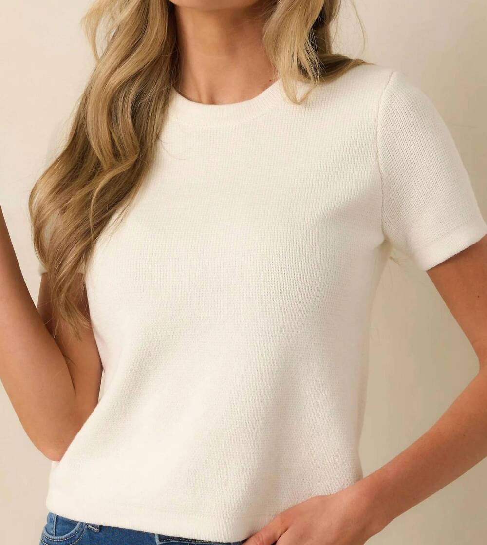 NEW PROSPERINA mary lynn sweater in ivory